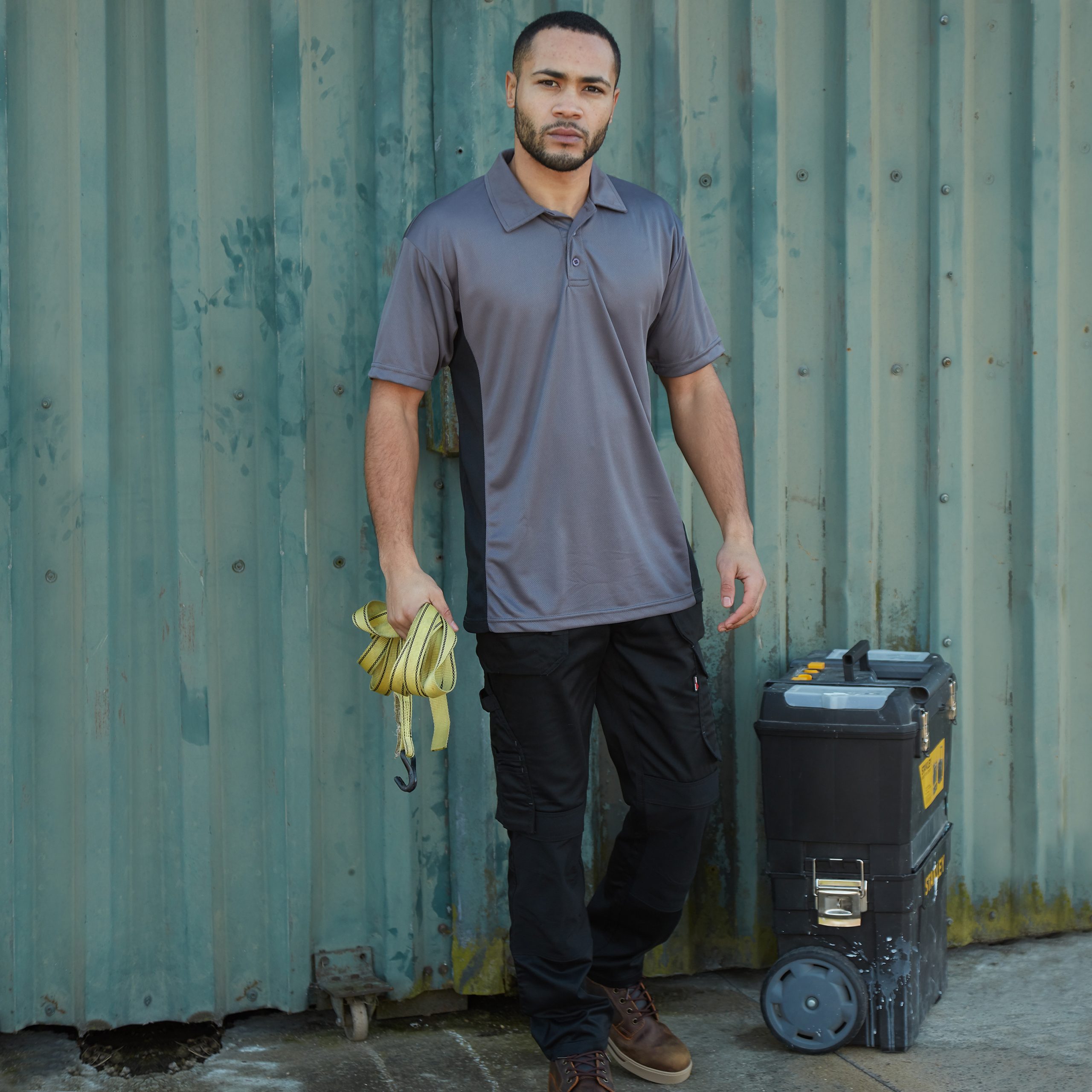 Tuffstuff 715 Proflex Work Trousers Black Life