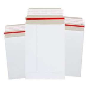 Envelopes Protective All Cardboard 178 x 241 White Pack of 10