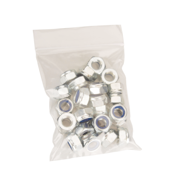 Bags polythene grip seal mini grip clear plain filled