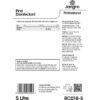 Jangro Professional Pine Disinfectant 5 litre Label