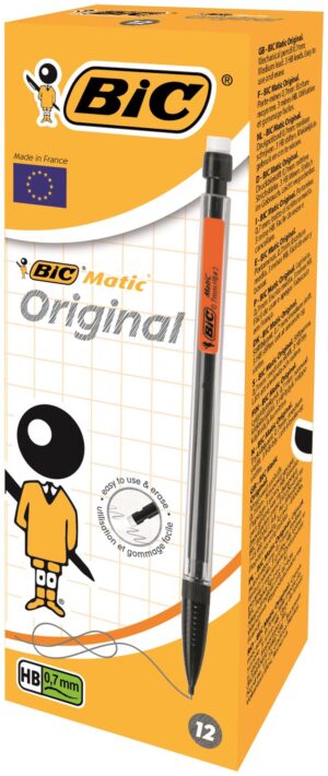 Pencil BIC Matic Original HB 0.7mm Pack of 12