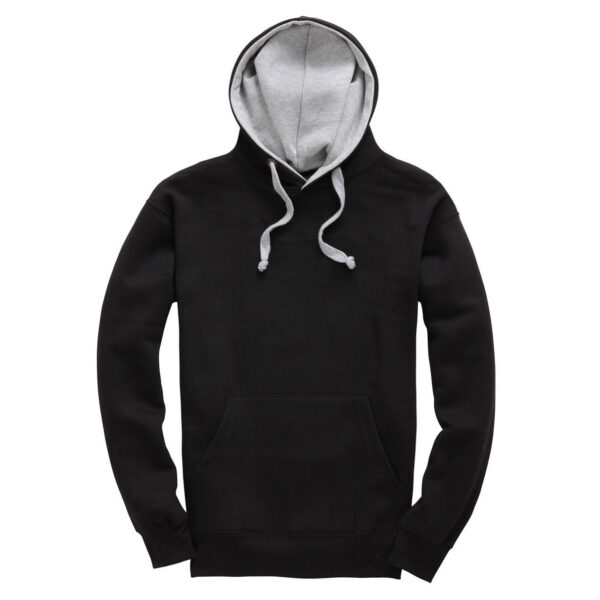 Black Grey Contract Hoody W73