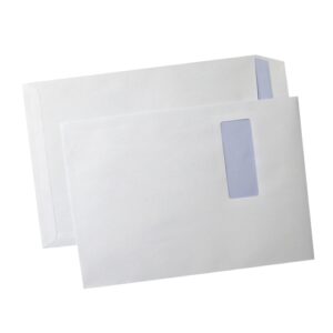 Envelope C4 White Window Self Seal