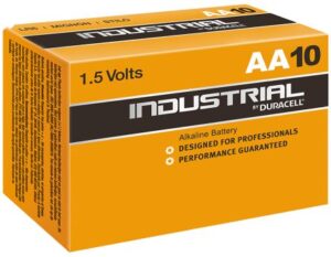 Batteries AA Duracell Industrial box of 10