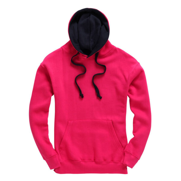 Fuchsia Navy Contract Hoody W73