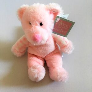 Rattle Bear 32cm Pink