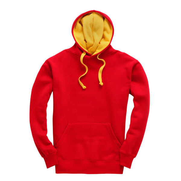 Red Yellow Contract Hoody W73