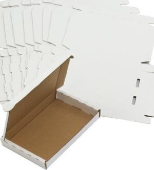 160x110x20mm White PIP Postal Box