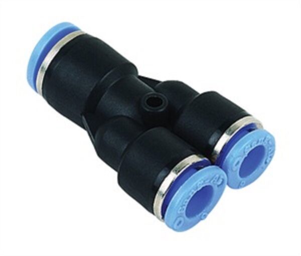 Push In Plastic Fittings 6mm equal Y fitting