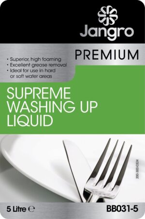 Supreme Washing Up Liquid by Jangro Premium 5L
