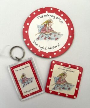 Set Keyring Coaster Magnet