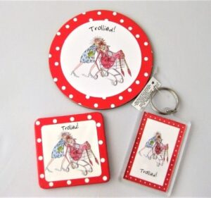 SET C&R - Keyring, Coaster, Magnet - Trollied!