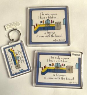 Lynn Kessinger Set Keyring, Coaster, Magnet