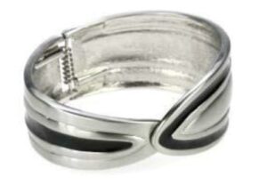 Bangle Indulgence Black Silver