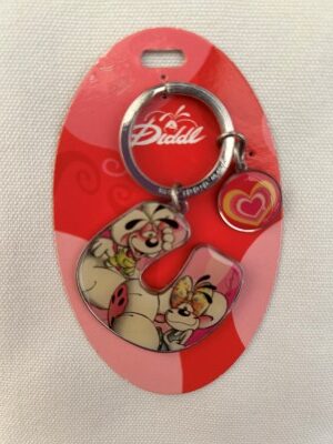 Diddl and Friends Letter U Keyring