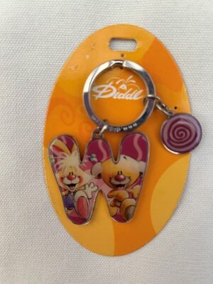 Diddl Keyring Letter W