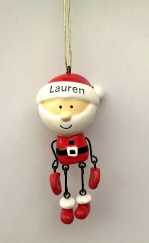 Santa Christmas Tree Figurine - Various Names Available