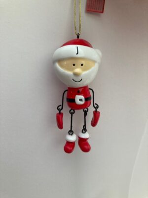 Santa Christmas Tree Figurine - Various Initials Available